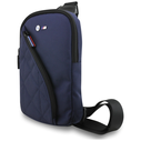 BMW Nylon Pocket&Metal Logo Crossbody Phone bag navy blue