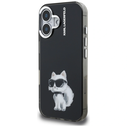 Karl Lagerfeld IML Aquarelle Choupette & Logo Apple iPhone 16 black