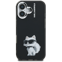 Karl Lagerfeld IML Aquarelle Choupette & Logo Apple iPhone 16 black