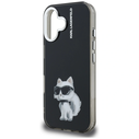 Karl Lagerfeld IML Aquarelle Choupette & Logo Apple iPhone 16 black