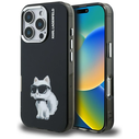 Karl Lagerfeld IML Aquarelle Choupette & Logo Apple iPhone 16 Pro black