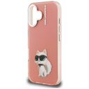 Karl Lagerfeld IML Aquarelle Choupette & Logo Apple iPhone 16 pink