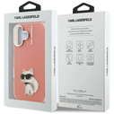 Karl Lagerfeld IML Aquarelle Choupette & Logo Apple iPhone 16 pink