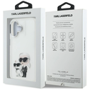 Karl Lagerfeld IML Aquarelle Karl & Choupette & Logo Apple iPhone 16 white