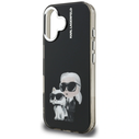 Karl Lagerfeld IML Aquarelle Karl & Choupette & Logo Apple iPhone 16 black