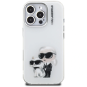 Karl Lagerfeld IML Aquarelle Karl & Choupette & Logo Apple iPhone 16 Pro white