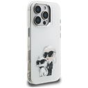 Karl Lagerfeld IML Aquarelle Karl & Choupette & Logo Apple iPhone 16 Pro white