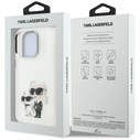 Karl Lagerfeld IML Aquarelle Karl & Choupette & Logo Apple iPhone 16 Pro white