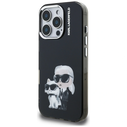 Karl Lagerfeld IML Aquarelle Karl & Choupette & Logo Apple iPhone 16 Pro black