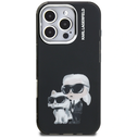 Karl Lagerfeld IML Aquarelle Karl & Choupette & Logo Apple iPhone 16 Pro black