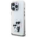 Karl Lagerfeld IML Aquarelle Karl & Choupette & Logo Apple iPhone 16 Pro Max white