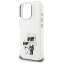 Karl Lagerfeld IML Aquarelle Karl & Choupette & Logo Apple iPhone 16 Pro Max white