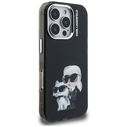 Karl Lagerfeld IML Aquarelle Karl & Choupette & Logo Apple iPhone 16 Pro Max black