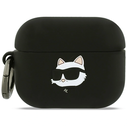 Karl Lagerfeld Silicone Choupette Head 3D Apple AirPods Pro 3 black