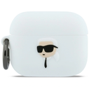 Karl Lagerfeld Silicone Karl Head 3D Apple AirPods Pro 3 white