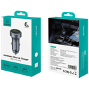 USAMS CC327 Car Charger Aluminium 45W USB-A USB-C tarnish