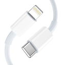 Tech-Protect NNC45W-GAN USB-A, USB-C Network Charger PD 45W / QC3.0 + USB-C / Lightning Cable White