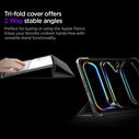 Spigen Liquid Air Folio Apple iPad Pro 11” 2024/2025 Black