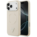 Guess Triangle Logo MagSafe Apple iPhone 17 Pro beige