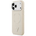 Guess Triangle Logo MagSafe Apple iPhone 17 Pro beige