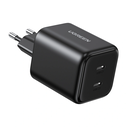 UGREEN Dual Charger 2xUSB-C GaN 45W X526 (black)
