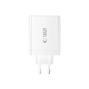 Tech-Protect NC120W-GAN 4-port Network Charger PD 120W / QC3.0 White