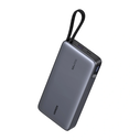 Ugreen PB552 Powerbank 25000mAh 165W USB-A, USB-C + built-in cable (gray)