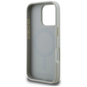 Karl Lagerfeld Grained Pattern & Logo MagSafe Apple iPhone 16 Pro Max gray