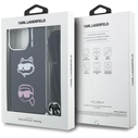 Karl Lagerfeld IML Crossbody Karl&Choupette Head Apple iPhone 16 Pro Max black