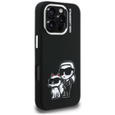 Karl Lagerfeld Silicone Karl&Choupette Sketch MagSafe Apple iPhone 16 Pro Max black