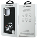 Karl Lagerfeld Silicone Karl&Choupette Sketch MagSafe Apple iPhone 16 Pro Max black