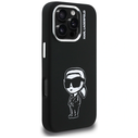 Karl Lagerfeld Silicone Karl Sketch MagSafe Apple iPhone 16 Pro Max black