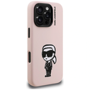 Karl Lagerfeld Silicone Karl Sketch MagSafe Apple iPhone 16 Pro Max pink