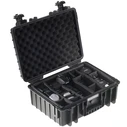 B&W Outdoor Case Type 5000 Black with Padded Partition Insert