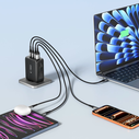 Tech-Protect NC200W-GAN 4-port Network Charger PD 200W / QC3.0 Black