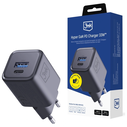 3MK Hyper Charger PD 33W GaN QC4+ PPS AFC FCP SCP USB-A + USB-C black wall charger