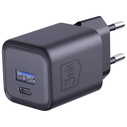 3MK Hyper Charger PD 33W GaN QC4+ PPS AFC FCP SCP USB-A + USB-C black wall charger