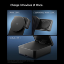 Spigen EF323MQ Essential 3in1 Magnetic MagSafe Wireless Charger 25W Qi2.2 Black