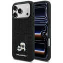 Karl Lagerfeld Rhinestones Karl&Choupette Pin Apple iPhone 17 Pro Max black
