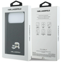 Karl Lagerfeld Rhinestones Karl&Choupette Pin Apple iPhone 17 Pro Max black