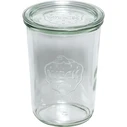 Weck Glass Food Storage Containers Set, Green, 6 pcs