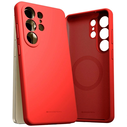 Mercury Pure MagSafe Silicone Samsung Galaxy S26 Ultra red
