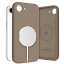 Tech-Protect Silicone MagSafe Apple iPhone 17e / 16e Chocolate Brown