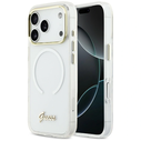 Guess IML Gradient Script Metal MagSafe Apple iPhone 17 Pro white