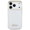 Guess IML Gradient Script Metal MagSafe Apple iPhone 17 Pro white