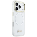 Guess IML Gradient Script Metal MagSafe Apple iPhone 17 Pro Max white