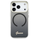 Guess IML Gradient Script Metal MagSafe Apple iPhone 17 Pro Max black
