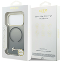 Guess IML Gradient Script Metal MagSafe Apple iPhone 17 Pro Max black