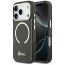 Guess IML Script Metal MagSafe Apple iPhone 17 Pro black