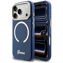 Guess IML Script Metal MagSafe Apple iPhone 17 Pro blue